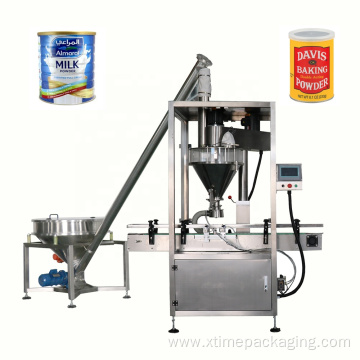 Protein powder filling capping sealing labeling machine